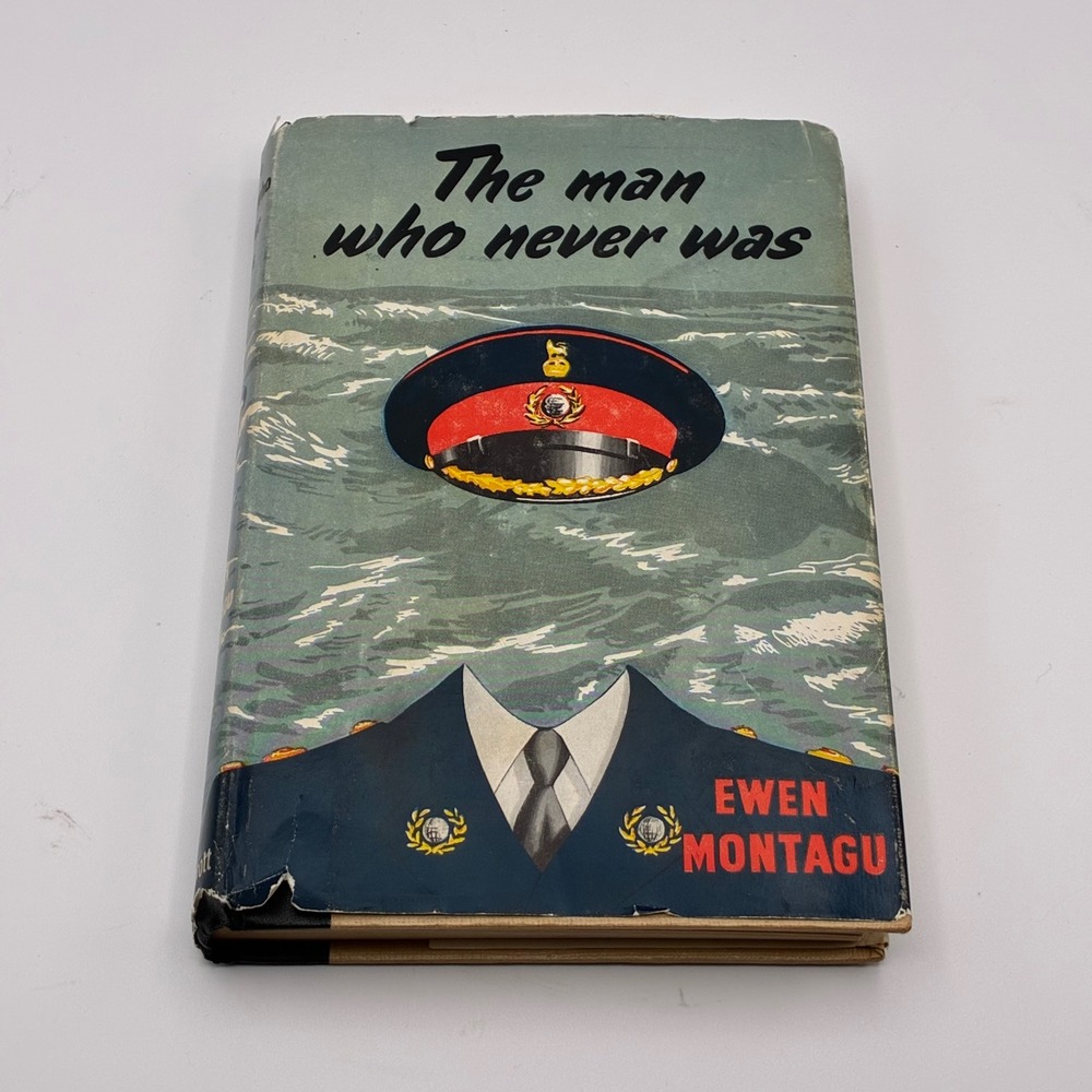 Lippincott The Man Who Never Was Book Blue 1954 1st Edition BOMC